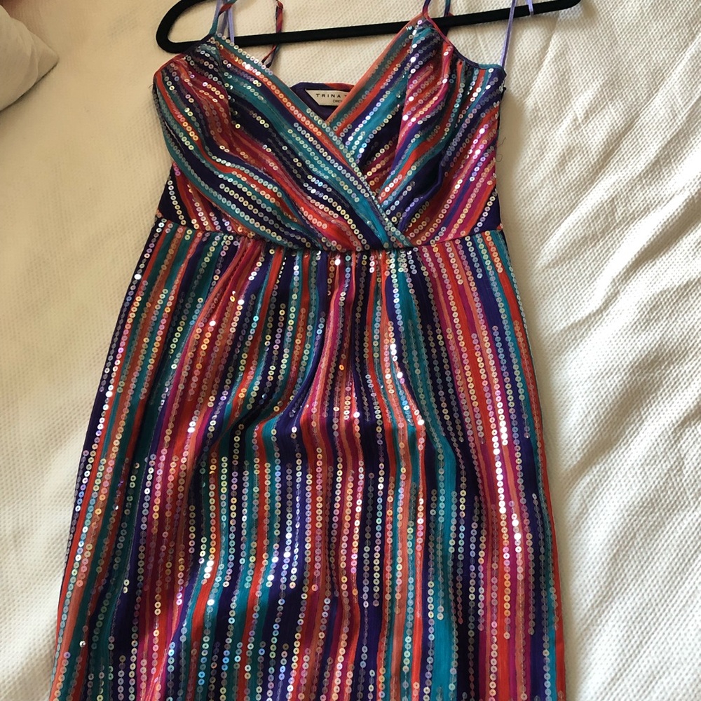 Trina Turk Sequined Party Dress Size 0